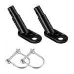 2 pack Bike Trailer Hitch Connector Coupler Bicycle Adapter for Children’s Trailers,Cargo and Pet Bicycle Trailers,Black Adapter Accessories