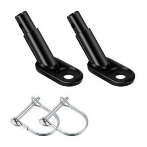 2 pack Bike Trailer Hitch Connector Coupler Bicycle Adapter for Children’s Trailers,Cargo and Pet Bicycle Trailers,Black Adapter Accessories