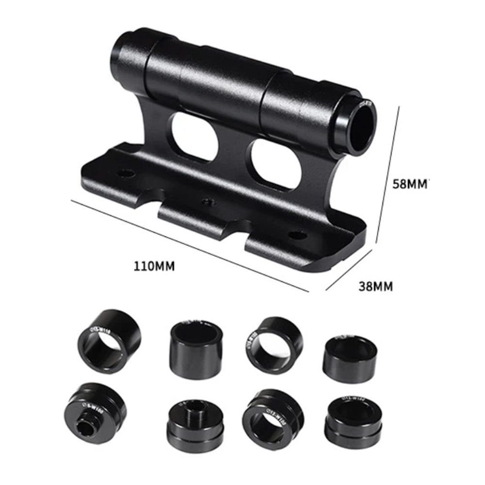 Bike Fork Mount, Upgraded Quick Release Thru Axle Bicycle Fork Rack Block for Car Trucks Vans SUV Transport and Storage, Black 4 Bike Fork Mount, Upgraded Quick Release Thru Axle Bicycle Fork Rack Block for Car Trucks Vans SUV Transport and Storage, Black - image 4