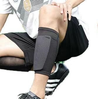 2 Pairs Soccer Shin Guard Sock Black Size L 1 2 Pairs Soccer Shin Guard Sock Black Size L