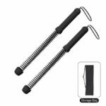 Wireless Swing Battle Rope, 3.53 Lbs A Pair, 18.11in Black, Spring Training Rope For Muscle Exercise, Indoor Fitness Workout, With Storage Bag, Thoughtful Training Gift
