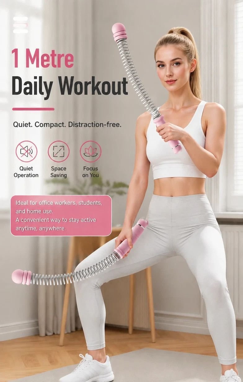 Cordless Spring Swing Rope, 3.53 Lbs A Pair, 18.11in Pink, Full Body Strength Training Battle Rope, With Storage Bag, Wonderful Exercise Gift 5 Cordless Spring Swing Rope, 3.53 Lbs A Pair, 18.11in Pink, Full Body Strength Training Battle Rope, With Storage Bag, Wonderful Exercise Gift - image 5