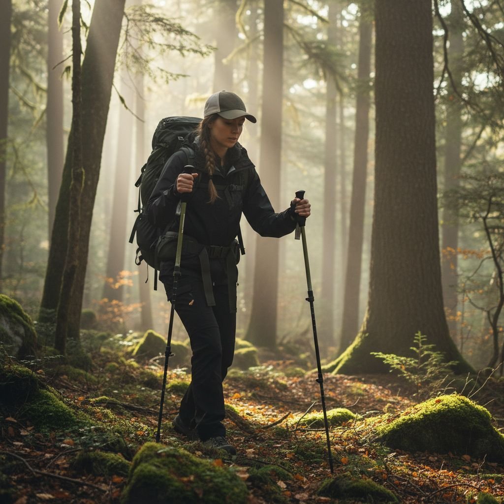 Carbon Fiber Adjustable Hiking Trekking Pole, 3 Section Lightweight Walking Stick, Suitable For People Under 190cm, Purple, Durable Mountain Climbing Accessory 2 Carbon Fiber Adjustable Hiking Trekking Pole, 3 Section Lightweight Walking Stick, Suitable For People Under 190cm, Purple, Durable Mountain Climbing Accessory - image 2