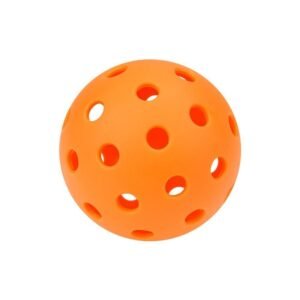 15Pcs 72mm Orange Pickleballs 26-Holes