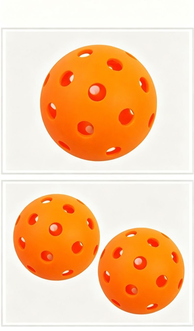 15Pcs 72mm Red Pickleballs 26-Holes 4 15Pcs 72mm Red Pickleballs 26-Holes - image 4