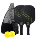 Yellow Pickleball Set with Bag 03