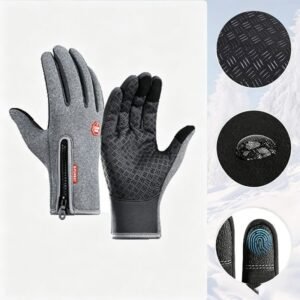 Upgraded Thermal Cycling Gloves – Grey L