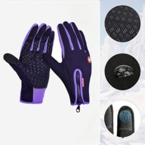 Upgraded Thermal Cycling Gloves – Purple M