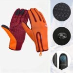 Upgraded Thermal Cycling Gloves – Orange M