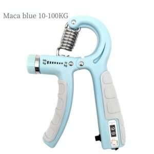 Adjustable Heavy-Duty Grip Strengthener with Counter, 10-100kg – Powerful Forearm and Wrist Builder for Complete Muscle Training & Strength Conditioning(Macalan)