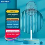 ESPER Explorer Fourth Generation Badminton Racket 58g 9U All-Around Full Carbon Fiber Fish Scale Armor G6 Lightweight Racket(BLUE)