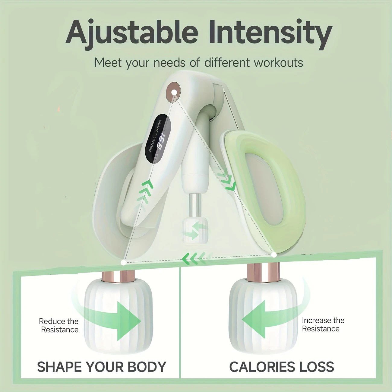 Smart Counting Buttocks and Leg Trainer. Adjustable resistance for precise activation of glute and inner thigh muscles. Features anti-slip design—your essential home fitness tool for body shaping, effortlessly tracking workout repetitions.(PINK) 4 Smart Counting Buttocks and Leg Trainer. Adjustable resistance for precise activation of glute and inner thigh muscles. Features anti-slip design—your essential home fitness tool for body shaping, effortlessly tracking workout repetitions.(PINK) - image 4