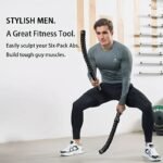 2PCS Wireless Battle Rope Fitness Stick, Strong Spring Resistance, Full Body Muscle Sculpting, Anti-Slip and Durable, Indoor and Outdoor Use, Essential for Body Shaping