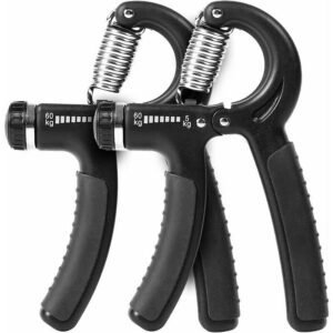 2 Pcs Fitness 560 Kg Grip Strengthener Exerciser Fingers, Forearms and Hands Adjustable Spring