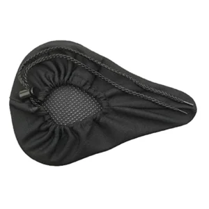 Gel Bike Seat Cover, Soft Wider Silicone Bicycle Saddle Cushion Pad for Long Distance Riding