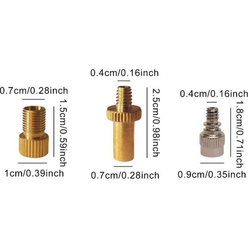 15 pcs Bicycle Valve Adapter Set Reducing Nozzles Tire Pump Adapter Set Ball Pump Needle Universal. 3 15 pcs Bicycle Valve Adapter Set Reducing Nozzles Tire Pump Adapter Set Ball Pump Needle Universal. - image 3