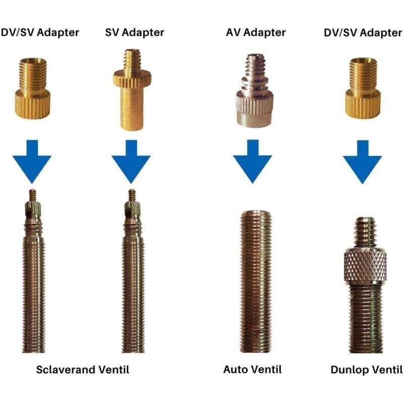 15 pcs Bicycle Valve Adapter Set Reducing Nozzles Tire Pump Adapter Set Ball Pump Needle Universal. 4 15 pcs Bicycle Valve Adapter Set Reducing Nozzles Tire Pump Adapter Set Ball Pump Needle Universal. - image 4