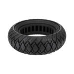 10-inch 10*3 off-road solid tire 255×80 non-slip explosion-proof tire 80/65-6 airless honeycomb tire Black Tire only