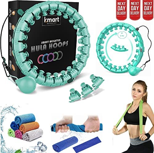 MKK Smart Weighted Hula Hoop - Adjustable Fitness Hula Hoop 1 MKK Smart Weighted Hula Hoop – Adjustable Fitness Hula Hoop