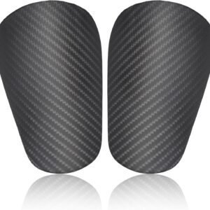 Mini Football Shin Guards, Dark Grey Extra Mini Football Shin Guards Youth & Adult Shin Guards (Mini, 9.5x 4cm)