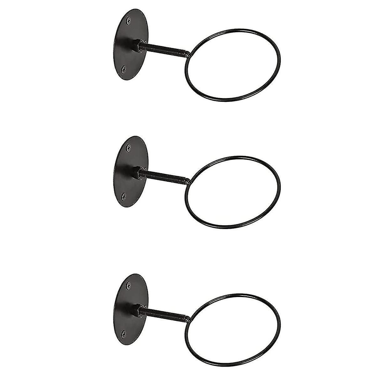 3pcs Wall Mounted Ball Rack Iron Basketball Storage Display Holder Football Rugby Hanging Rack Space Saving - Perfect Black 3pc 2 3pcs Wall Mounted Ball Rack Iron Basketball Storage Display Holder Football Rugby Hanging Rack Space Saving – Perfect Black 3pc - image 2