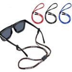 3 Pcs Glasses Cords Adjustable Sports Straps, Black