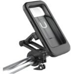 Waterproof Anti Theft Motorcycle Phone Holder Bicycle Phone Mount for 5.5 to 6.7 Inch Phones, 1 inch