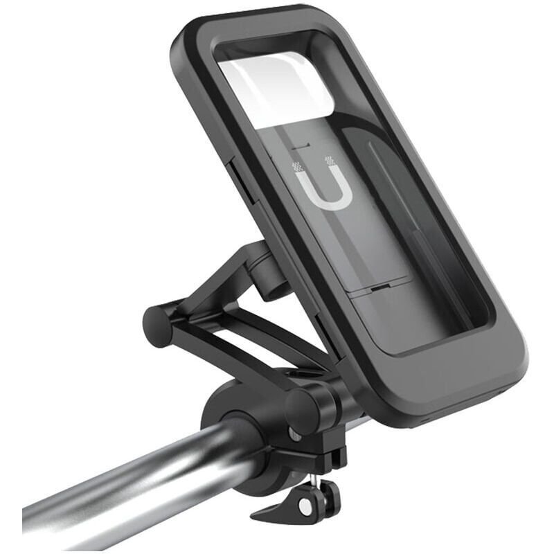Waterproof Anti Theft Motorcycle Phone Holder Bicycle Phone Mount for 5.5 to 6.7 Inch Phones, 1 inch 1 Waterproof Anti Theft Motorcycle Phone Holder Bicycle Phone Mount for 5.5 to 6.7 Inch Phones, 1 inch