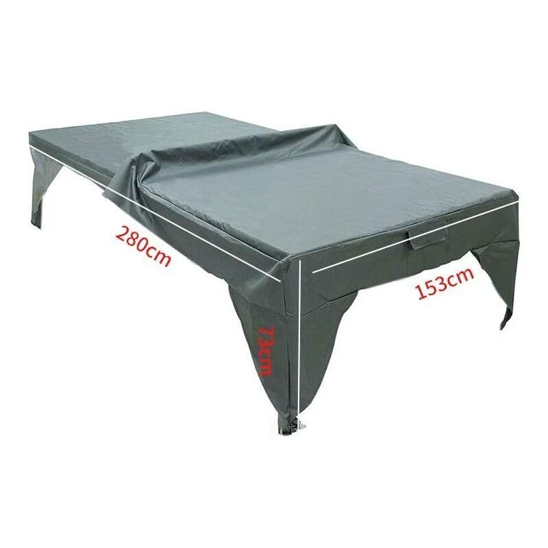 Table Tennis Table Cloth, Polyester Taffeta, Waterproof Ping Pong Table Cloth, Indoor Outdoor Sports Equipment Protection, Garden, Playground, School 2 Table Tennis Table Cloth, Polyester Taffeta, Waterproof Ping Pong Table Cloth, Indoor Outdoor Sports Equipment Protection, Garden, Playground, School - image 2