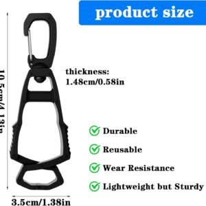 6PCS Glove Clips for Work Glove Holders, Powerful Bite Gloves Holder Clip for Duty Belt and Pants Prevent Loss and Free Hands Gloves Clips for Construction Improve Work Efficiency and Safety (2 Color)