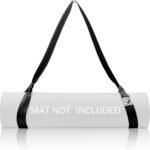 Yoga Mat Straps for Carrying, Adjustable Yoga Mat Carrier Sling Fits All Mats(Mat Not Included)