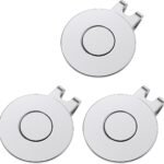 Golf Hat Clips Magnetic Golf Ball Marker Holders for Golf Hats Caps Pants Gloves Bags Visors Belts Nickel-Plated Alloy Clips for Metal Golf Ball Markers (Ball Marker Not Included)