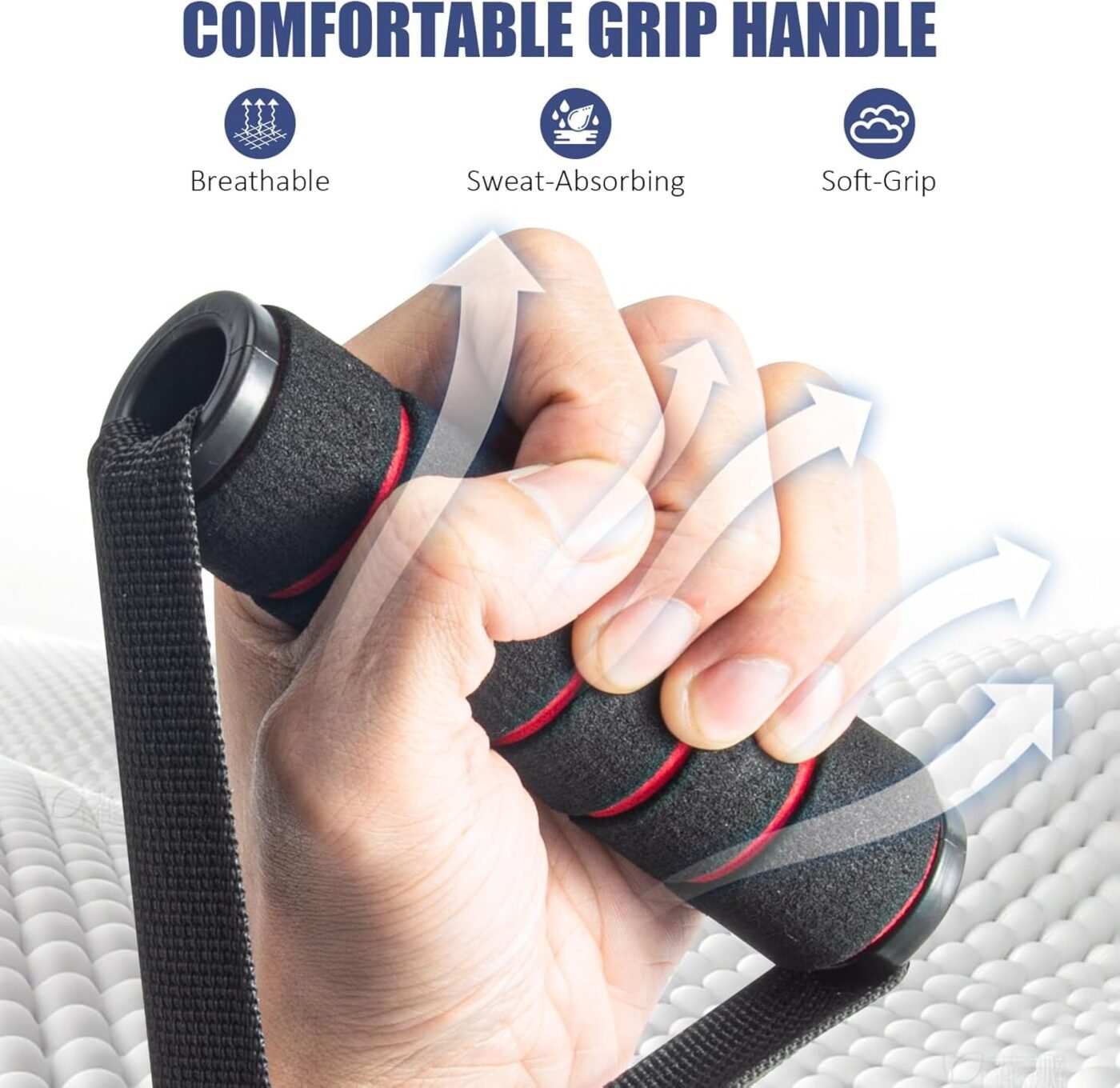 2 Pack Upgraded Exercise Handles, Gym Handle Equipment for Cable Machine Attachments, Strength Training Workout, Pilates, Home Gym, Resistance Bands, Heavy Duty Workout Accessories 3 2 Pack Upgraded Exercise Handles, Gym Handle Equipment for Cable Machine Attachments, Strength Training Workout, Pilates, Home Gym, Resistance Bands, Heavy Duty Workout Accessories - image 3