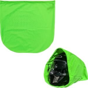 Motorcycle Helmet Bag, Helmet Protection Drawstring Bag Made of Nylon Cloth, Large Capacity Helmet Storage Bag for Motorcycle Bicycle, Universal Motorcycle Accessories (Green)