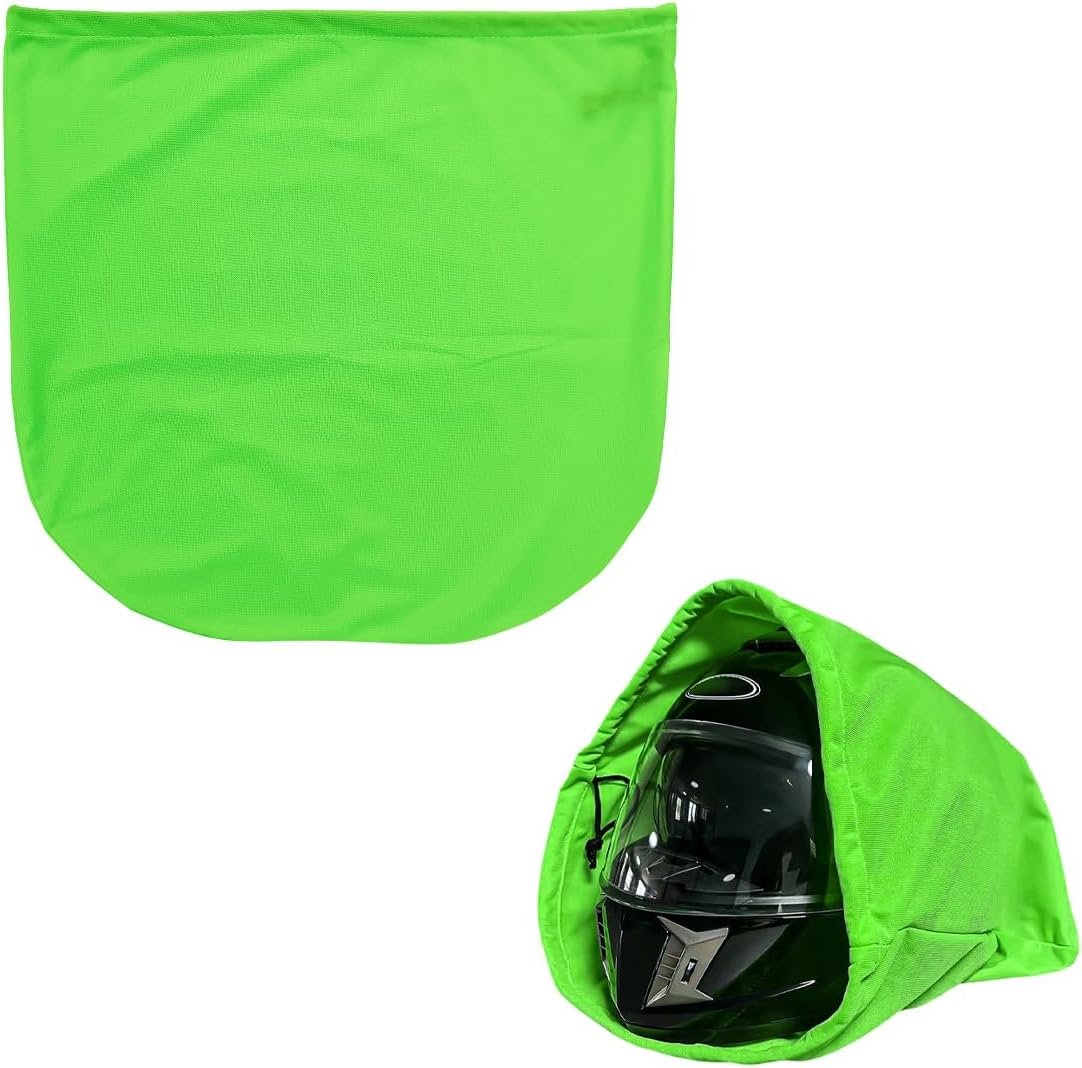 Motorcycle Helmet Bag, Helmet Protection Drawstring Bag Made of Nylon Cloth, Large Capacity Helmet Storage Bag for Motorcycle Bicycle, Universal Motorcycle Accessories (Green) 1 Motorcycle Helmet Bag, Helmet Protection Drawstring Bag Made of Nylon Cloth, Large Capacity Helmet Storage Bag for Motorcycle Bicycle, Universal Motorcycle Accessories (Green)