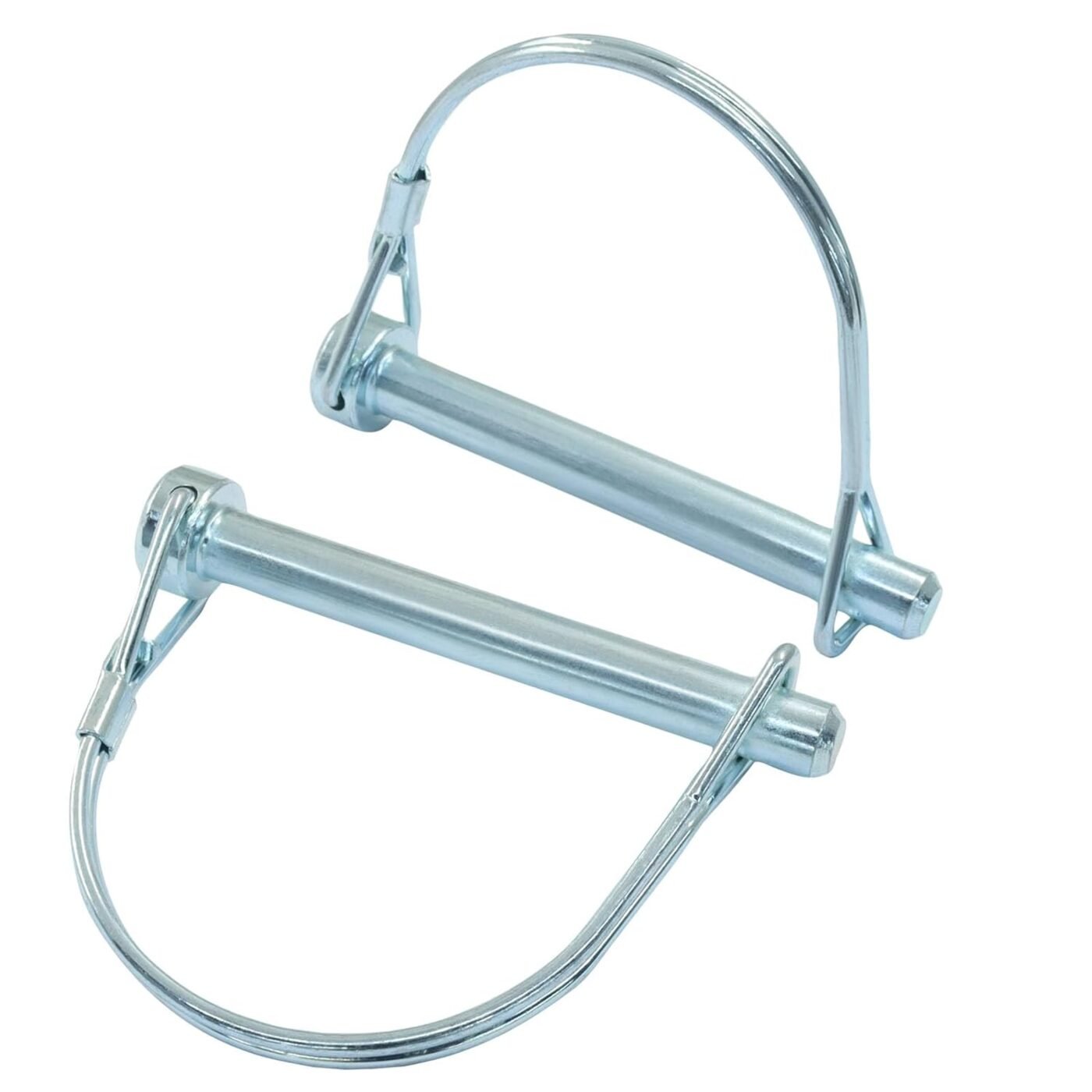 2 Pack Trailer Coupler Pin, Zinc Plated Carbon Steel Locking Pin, 5/16" x 2.75" Medium Hitch Pin for Trailers/Garden 1 2 Pack Trailer Coupler Pin, Zinc Plated Carbon Steel Locking Pin, 5/16″ x 2.75″ Medium Hitch Pin for Trailers/Garden