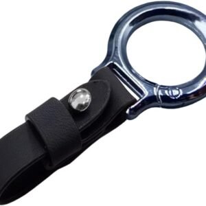Carabiner Key Ring Clip, Car Fob Key Keychain Holder Car Keychain Clip for Men Women, Key Ring Belt Holder (Black)