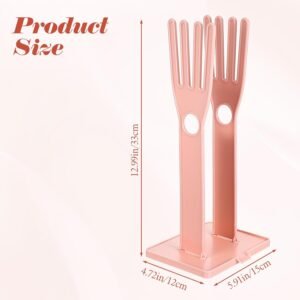 2 Pcs Kitchen Glove Holder, Kitchen Glove Stand Holder Plastic Glover Drying Dryer Rack