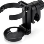 Stroller Cup Holder, Foldable Universal Cup Holder, 360 ° Rotatable Bottle Holder for Stroller, Bike, Wheelchair, Walker, Scooter ﻿