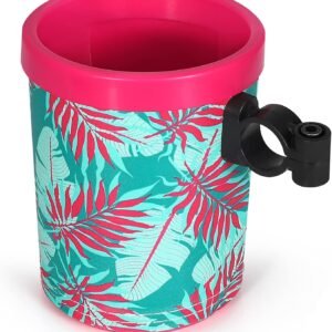 Bike Cup Holder, Bike Water Bottle Holders, Universal Bar Drink Cup Can Holder for Bicycles, Motorcycles, Scooters, Black