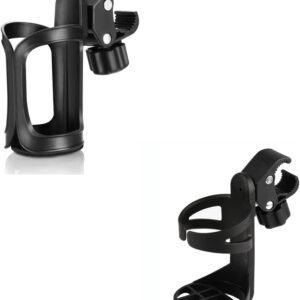 Universal Stroller Cup Holder Bundle Set, Bike Cup Holder, Drinks Holder for Stroller, Bicycle, Wheelchair, Walker, Scooter