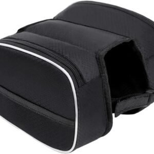 Waterproof Front Bike Frame Bag 19×12.5×6 cm Black