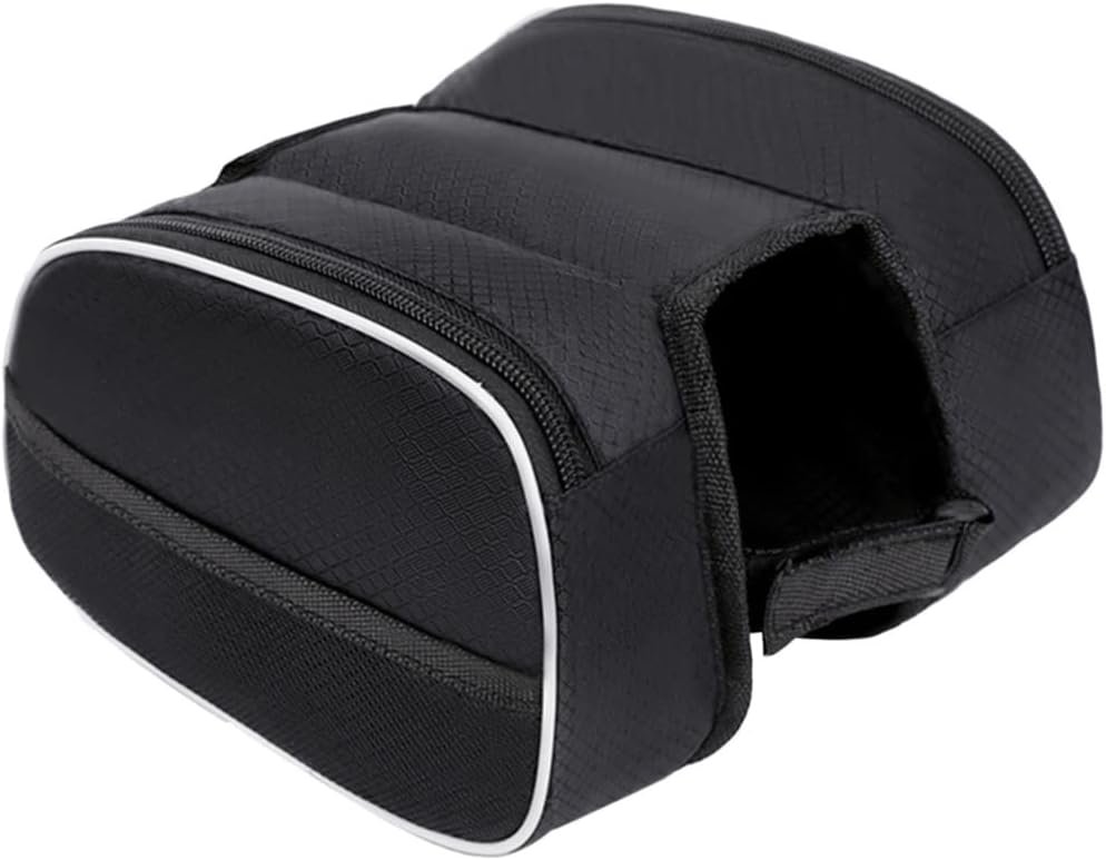 Waterproof Front Bike Frame Bag 19x12.5x6 cm Black 1 Waterproof Front Bike Frame Bag 19×12.5×6 cm Black