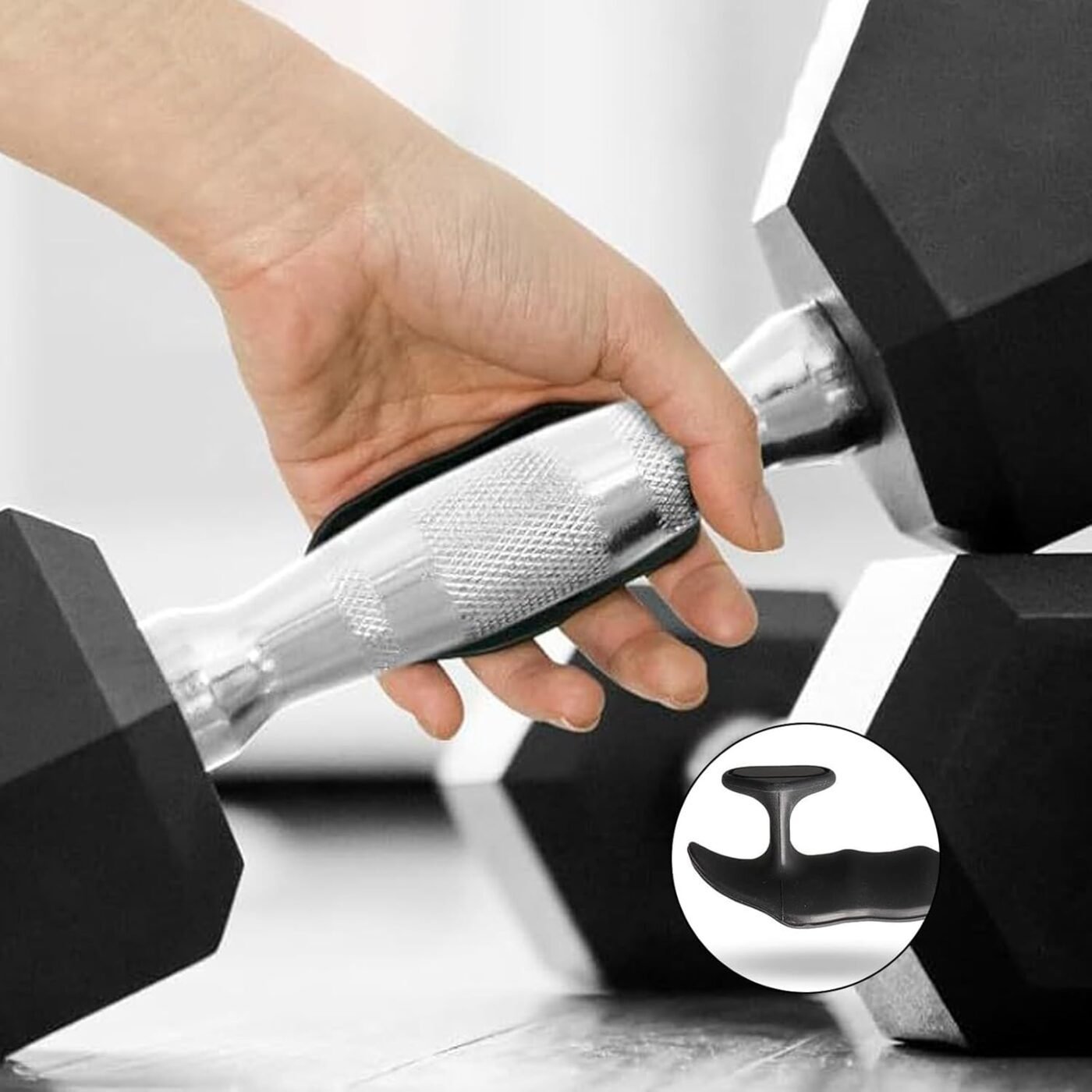Anti-Slip Rubber Gym Gloves for Weightlifting Barbell Universal Size Men Women 4 Pack 4 Anti-Slip Rubber Gym Gloves for Weightlifting Barbell Universal Size Men Women 4 Pack - image 4
