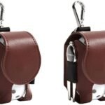 Golf Ball Pouch Set of 2 Belt Clip Holder Perfect Golf Gift for Men