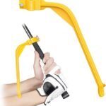 Golf Wrist Trainer Yellow 1 Pack Swing Correction Tool for Beginners Arm Elbow Position Training Accessory