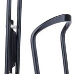 Aluminium Bicycle Water Bottle Cage Universal 70-76mm Mount Lightweight Black with Screws