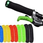 Silicone Bike Handlebar Grips Set 75x12mm Black Red Green Blue Yellow 5 Pairs Universal Fit