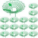 15Pack Strawberry Supports – Strawberry Plant Support Stand Strawberry Growing Racks Protector Strawberry Growing Frame Holder Cage (15, B)