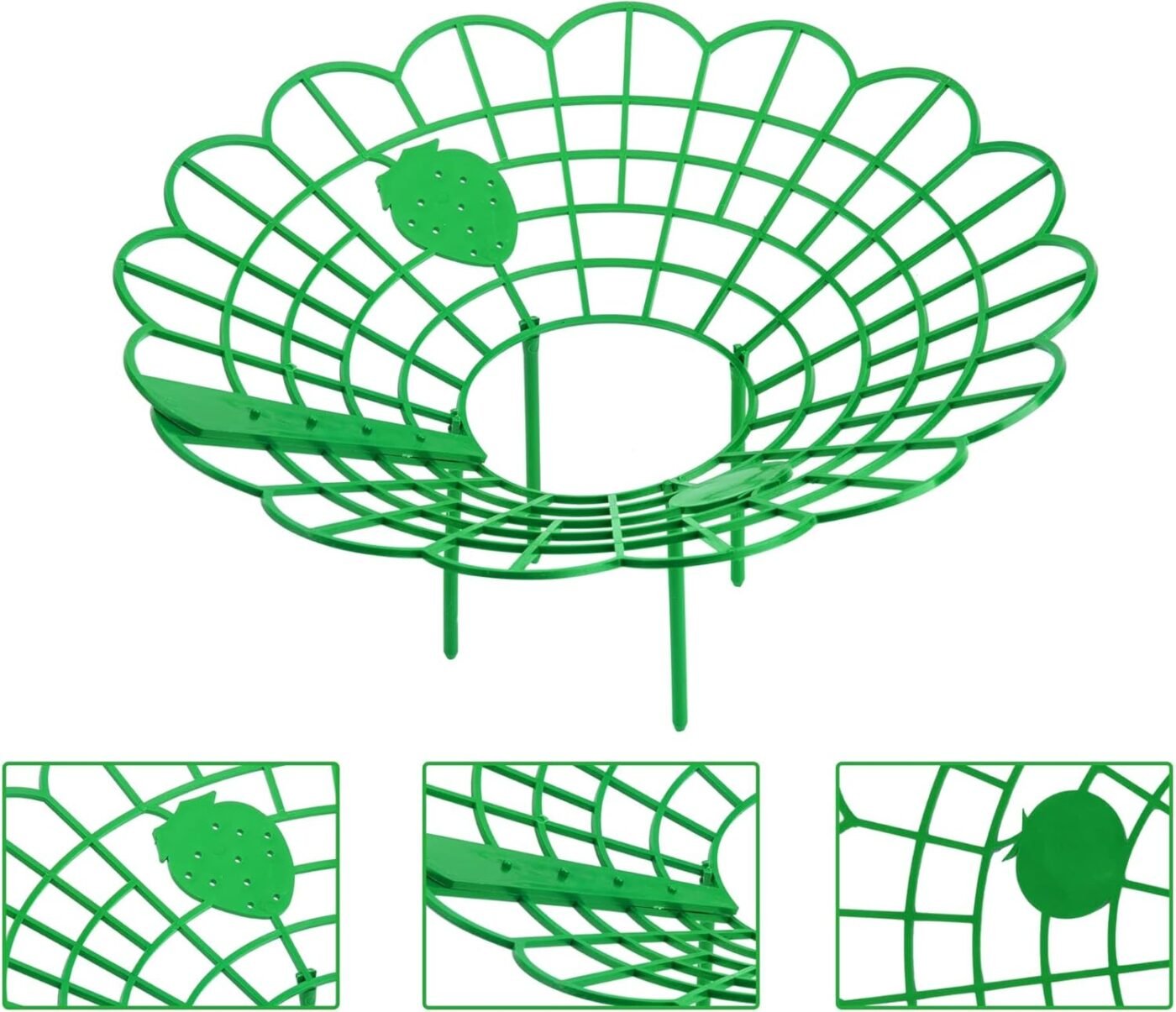15Pack Strawberry Supports - Strawberry Plant Support Stand Strawberry Growing Racks Protector Strawberry Growing Frame Holder Cage (15, B) 2 15Pack Strawberry Supports – Strawberry Plant Support Stand Strawberry Growing Racks Protector Strawberry Growing Frame Holder Cage (15, B) - image 2